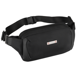 Herren-Geldbörse Hüfttasche schwarz Umhängetasche Bauchtasche klein Crossbody – Peterson