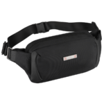 Herren-Geldbörse Hüfttasche schwarz Umhängetasche Bauchtasche klein Crossbody - Peterson
