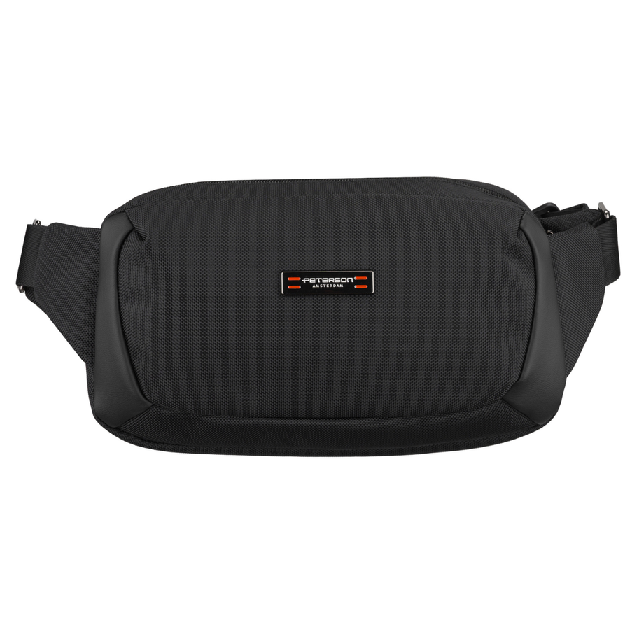 Herren-Geldbörse Hüfttasche schwarz Umhängetasche Bauchtasche klein Crossbody - Peterson – Bild 6