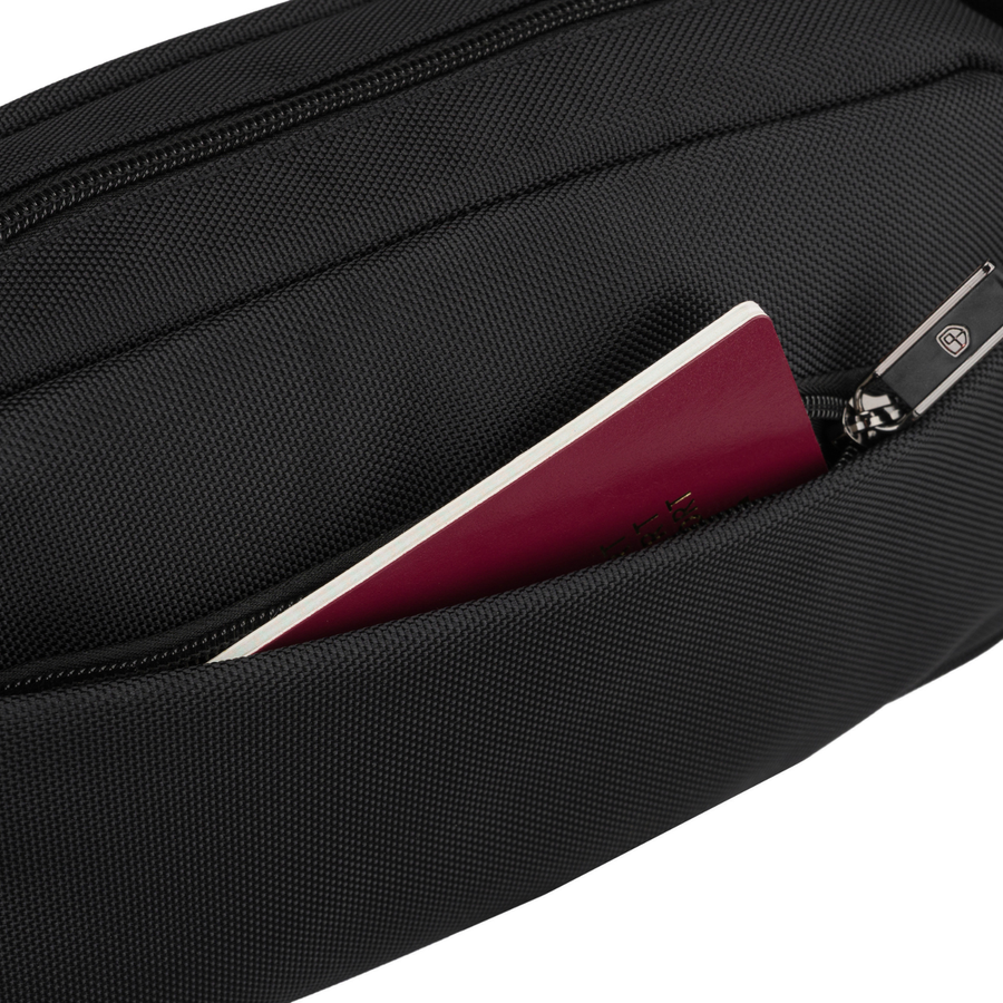 Herren-Geldbörse Hüfttasche schwarz Umhängetasche Bauchtasche klein Crossbody - Peterson – Bild 12