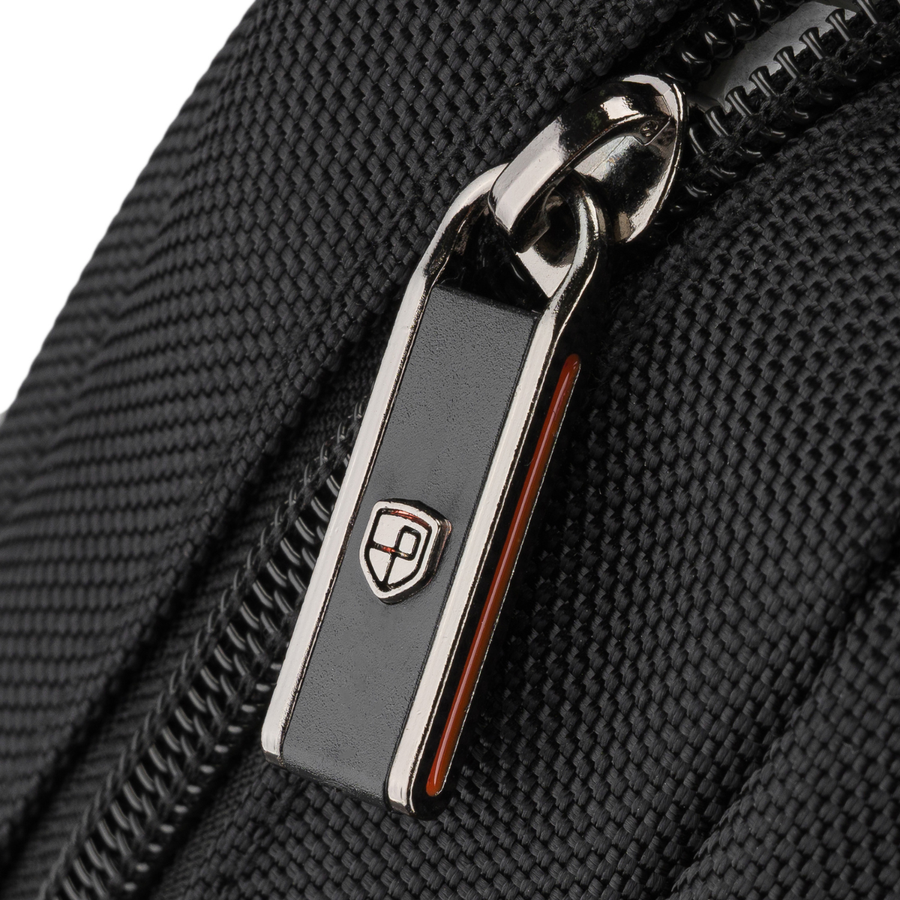 Herren-Geldbörse Hüfttasche schwarz Umhängetasche Bauchtasche klein Crossbody - Peterson – Bild 9