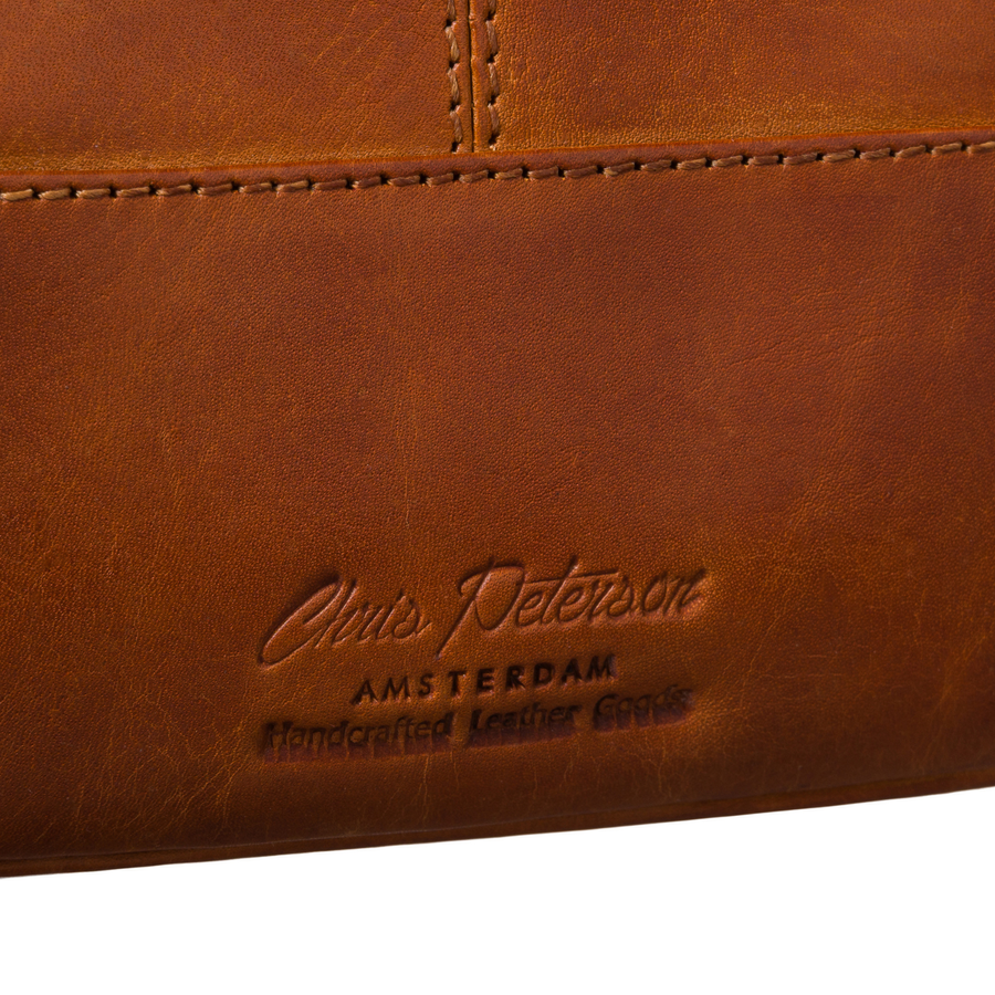 Braune Herren-Ledergürteltasche für Hüfte oder Crossbody modische kleine Tasche - Peterson – Bild 5