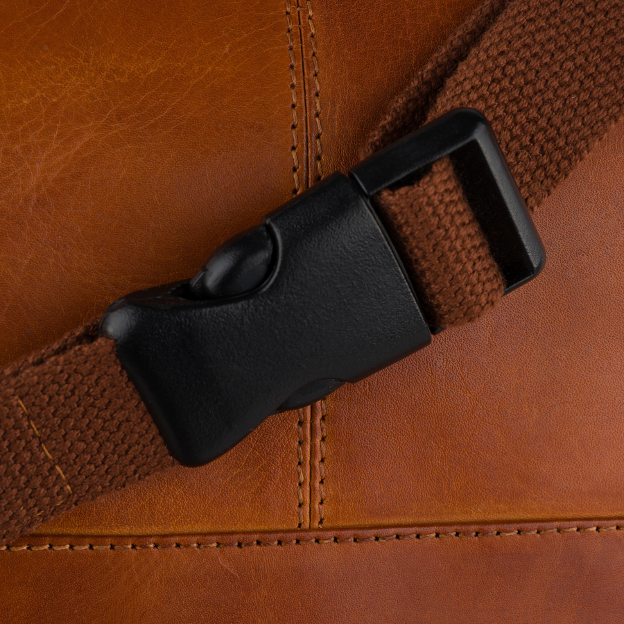 Braune Herren-Ledergürteltasche für Hüfte oder Crossbody modische kleine Tasche - Peterson – Bild 7