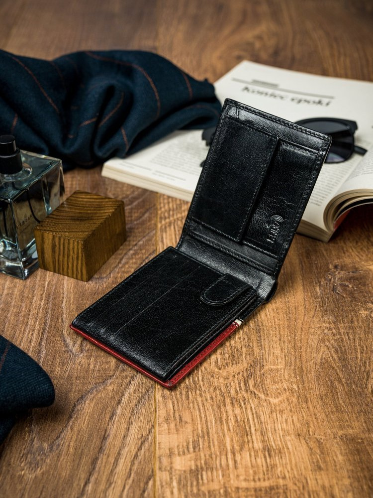 Herren Geldbörse horizontal aus echtem Leder – Rovicky – Bild 7