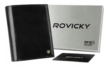 Klassische Herren Geldbörse aus Leder mit Fahrzeugscheinfach und RFID – Rovicky – Bild 16