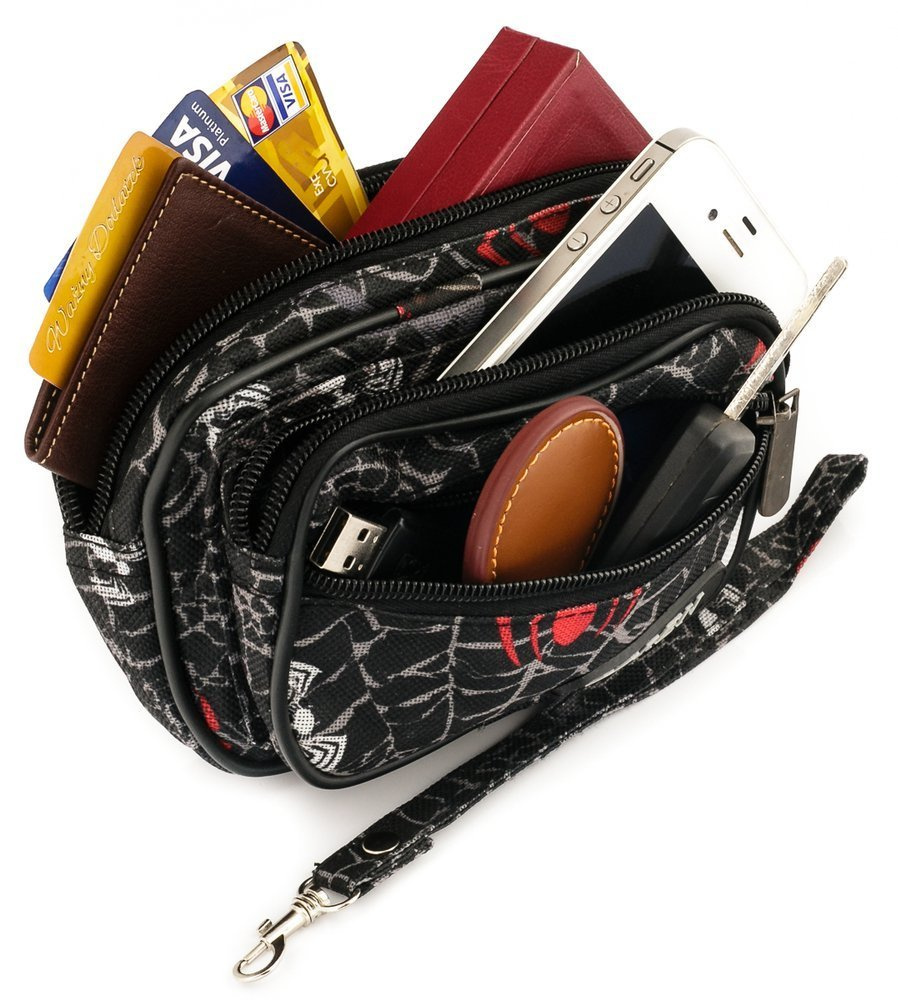 Praktische Herren Gürteltasche aus robustem Material – Loren – Bild 4