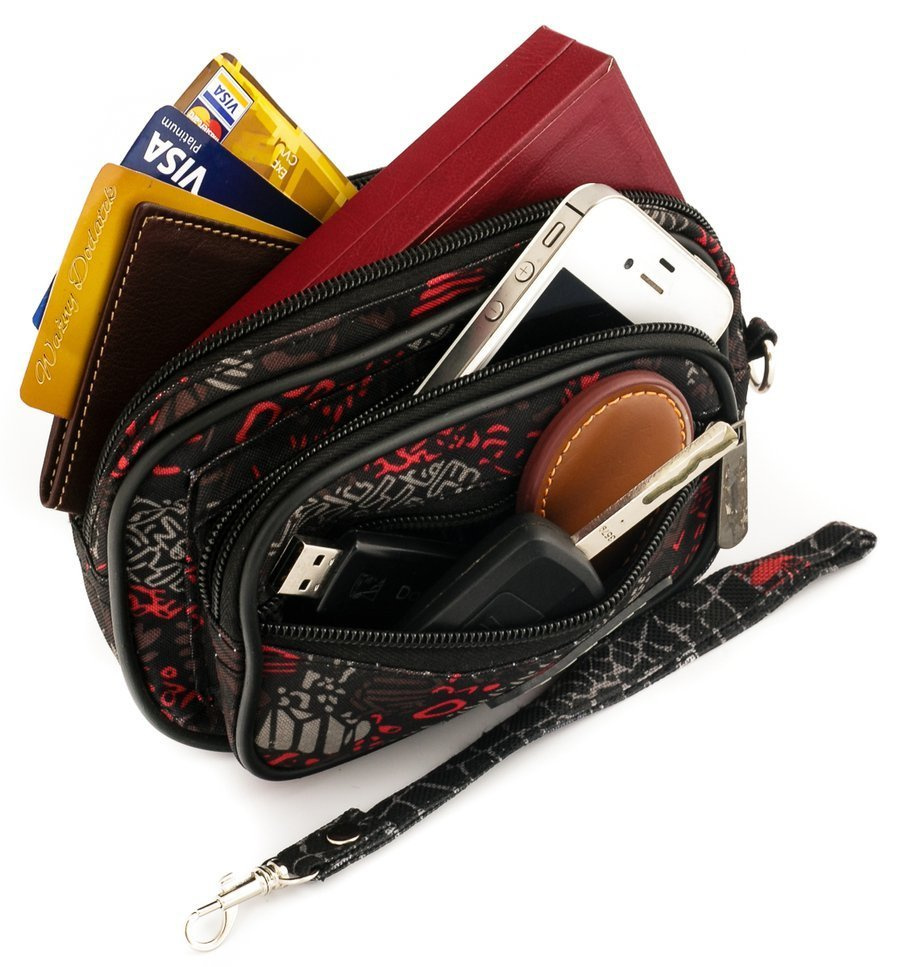 Praktische Herren Gürteltasche aus robustem Material – Loren – Bild 4