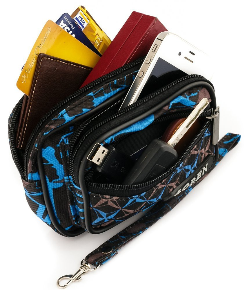 Praktische Herren Gürteltasche aus robustem Material – Loren – Bild 4