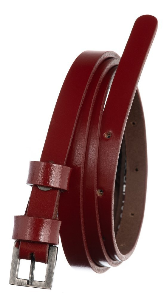 Damen Gürtel schmal aus Leder mit Schnalle, ideal für Kleider – Rovicky