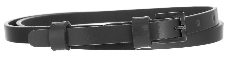 Damen Gürtel schmal aus Leder mit Schnalle, ideal für Kleider – Rovicky – Bild 2