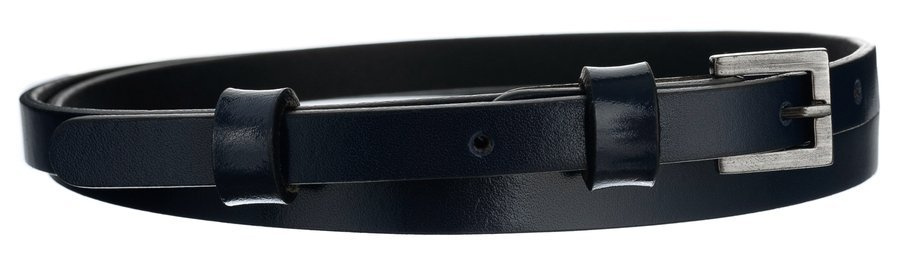 Damen Gürtel schmal aus Leder mit Schnalle, ideal für Kleider – Rovicky – Bild 2