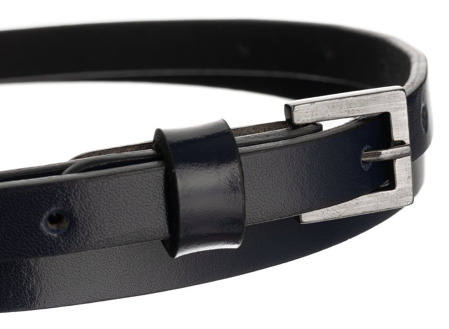 Damen Gürtel schmal aus Leder mit Schnalle, ideal für Kleider – Rovicky – Bild 3