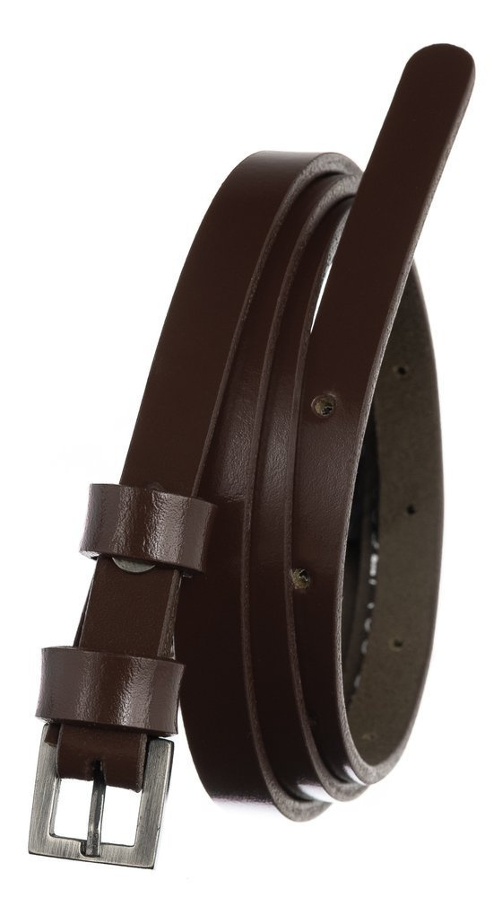 Damen Gürtel schmal aus Leder mit Schnalle, ideal für Kleider – Rovicky