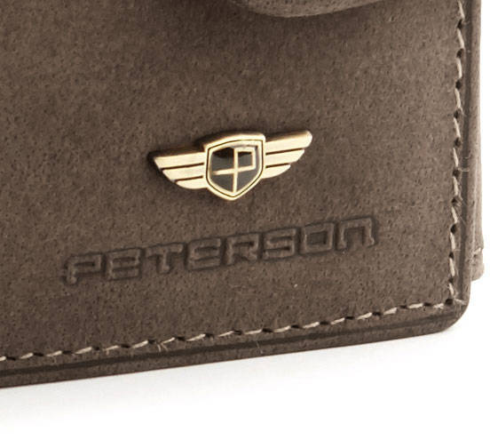 Herren Geldbörse aus Leder mit Druckverschluss und RFID-Schutz – Peterson – Bild 3