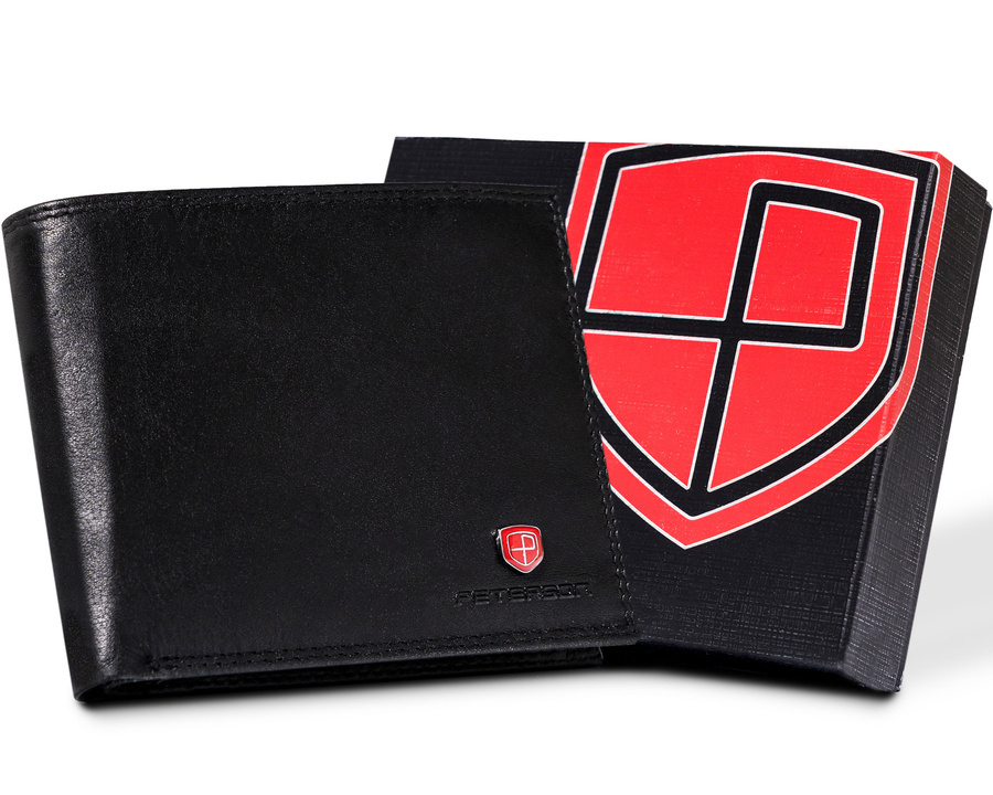 Herren Geldbörse aus Leder mit RFID Protect – Peterson