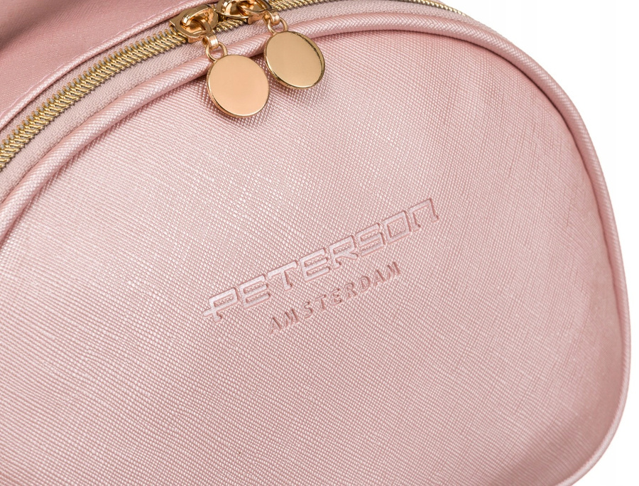 Damen Kosmetiktasche in Kofferform aus Öko-Leder – Peterson – Bild 2