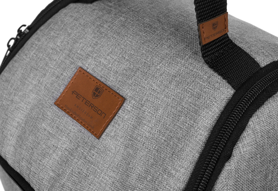 Schlichte Kosmetiktasche mit integriertem Spiegel – Peterson – Bild 3