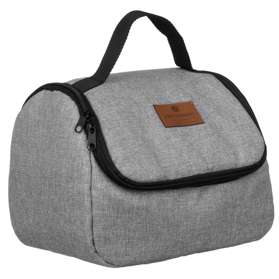 Schlichte Kosmetiktasche mit integriertem Spiegel – Peterson
