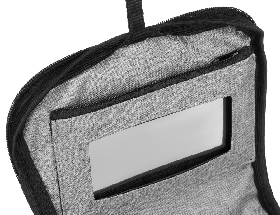 Schlichte Kosmetiktasche mit integriertem Spiegel – Peterson – Bild 7