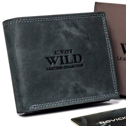 Herren Geldbörse aus Leder mit RFID-Schutz – Always Wild