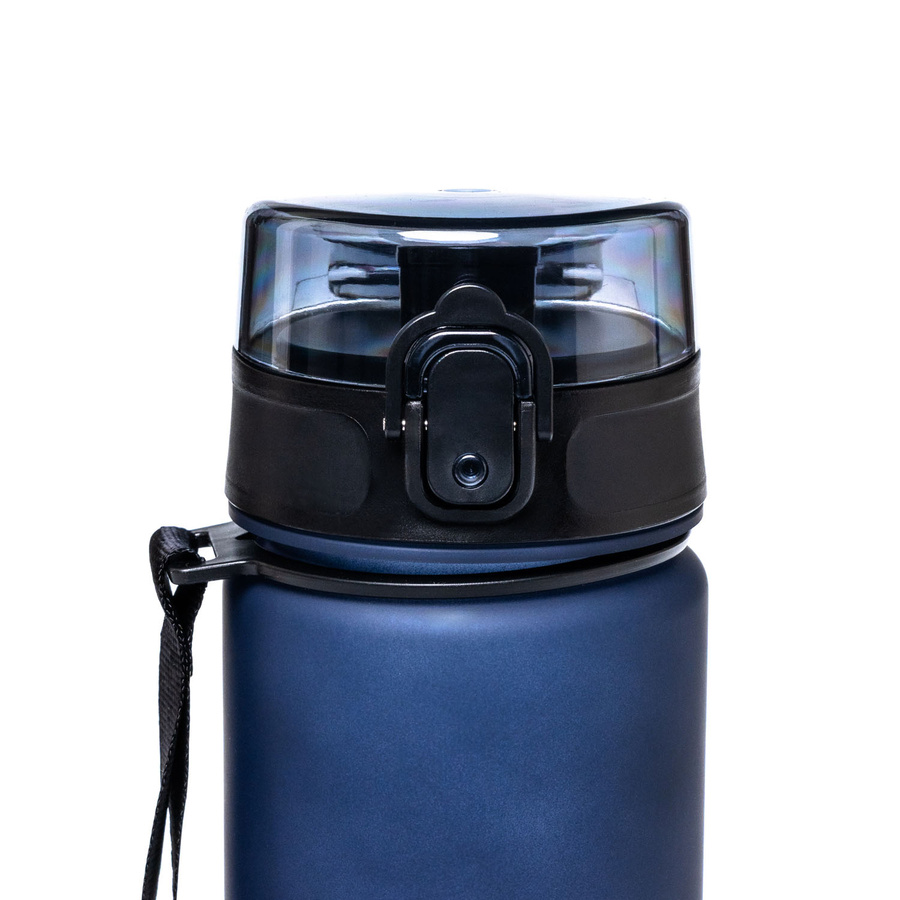Praktische und robuste rot-violette Wasserflasche mit Messskala - Peterson – Bild 13