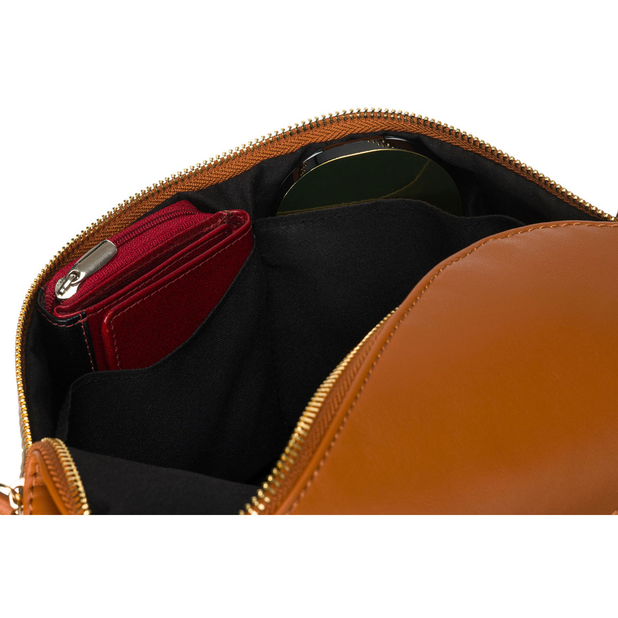 Damen-Gürteltasche aus Nylon in Khaki und Braun mit Reißverschluss - Rovicky – Bild 4