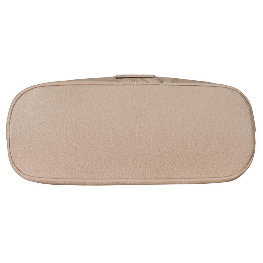 Beige Damenhandtasche aus Öko-Leder, an verstellbarem Gürtel hängend - Peterson – Bild 11