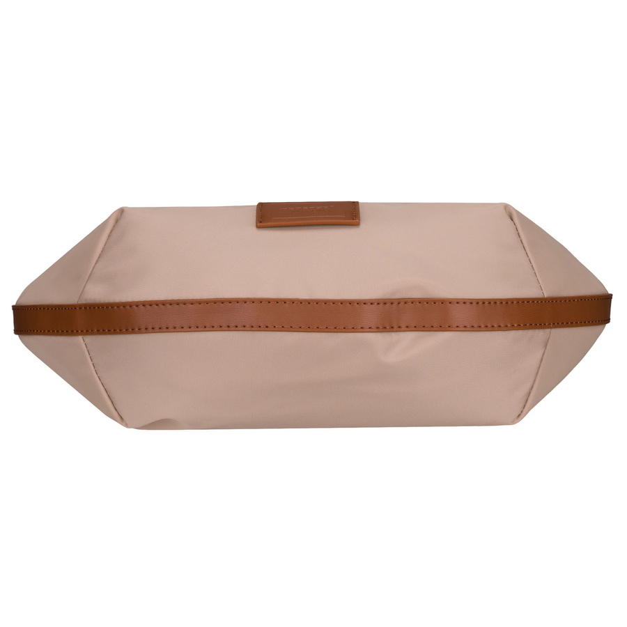 Damenhandtasche aus Polyester in Beige mit Reißverschluss - Peterson – Bild 3