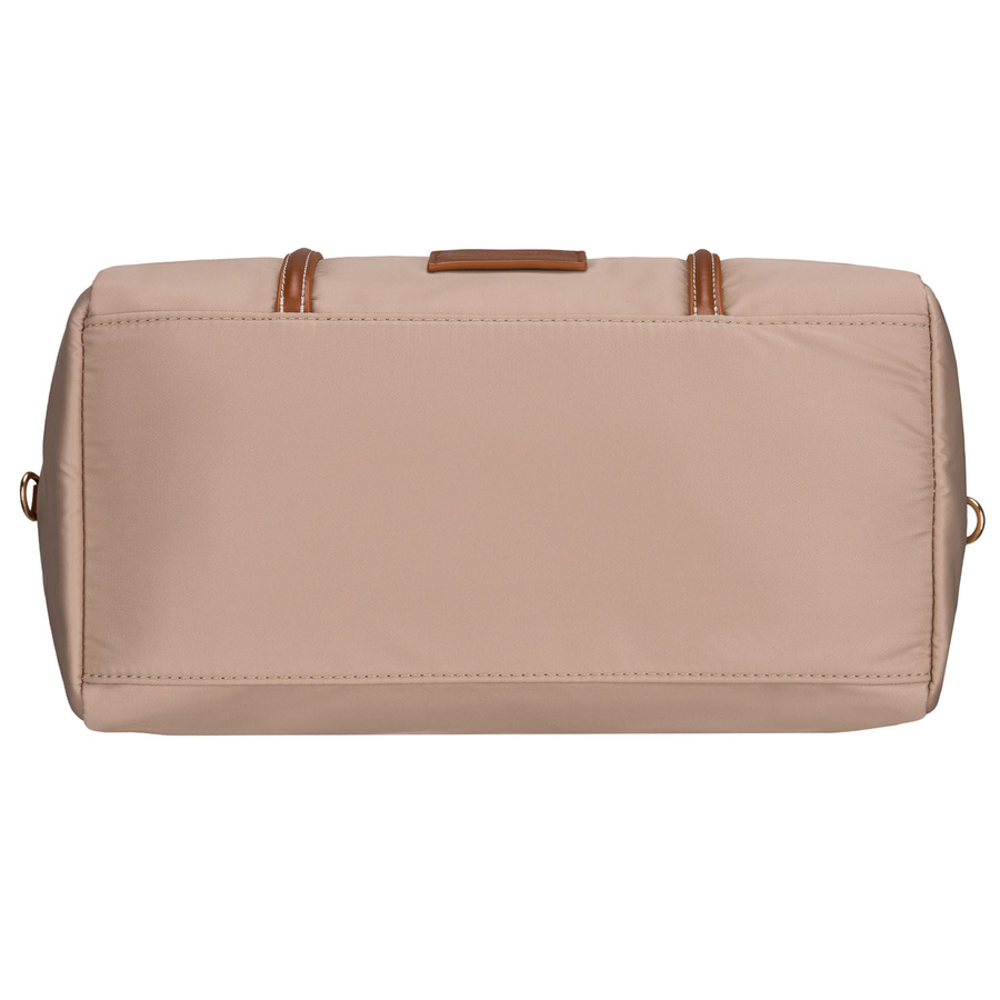 Beige Damenhandtasche aus Polyester, aufgehängt an Griff und Gürtel und mit Reißverschluss verschließbar - Peterson – Bild 9