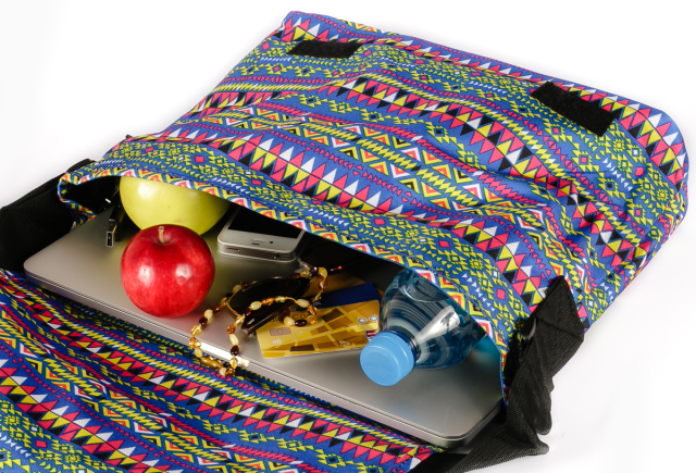 Laptop-Tasche aus Stoff für bis zu 15 Zoll - Loren – Bild 4