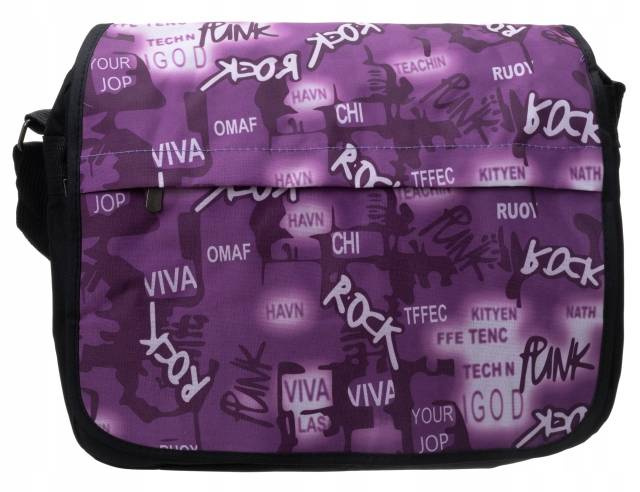 Jugendliche Tasche aus Polyester mit breitem, verstellbarem Gurt - Loren – Bild 2