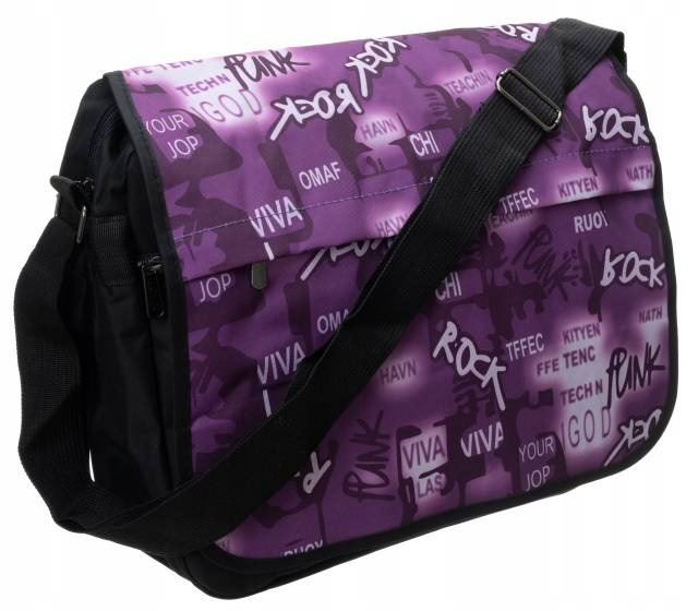 Jugendliche Tasche aus Polyester mit breitem, verstellbarem Gurt - Loren – Bild 7
