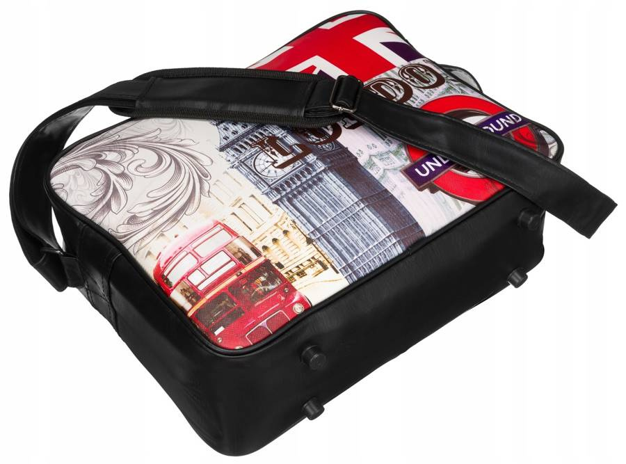 Jugendliche, geräumige Tasche mit breitem Riemen - Loren – Bild 4