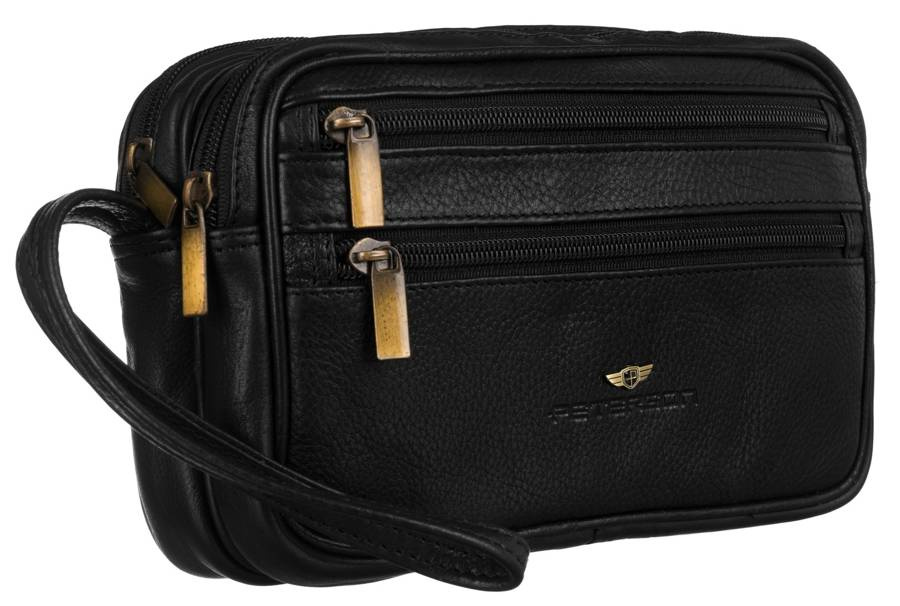 Herrentasche aus Leder zum Tragen in der Hand - Peterson