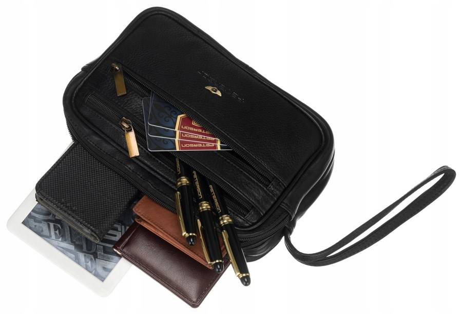 Herrentasche aus Leder zum Tragen in der Hand - Peterson – Bild 12