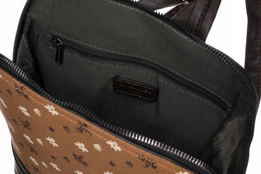 Eleganter Rucksack aus Kunstleder - David Jones – Bild 5