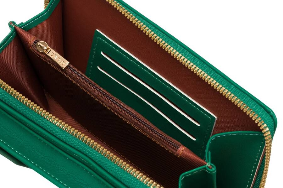 Damenhandtasche-Geldbörse 2in1 mit langem, abnehmbarem Gürtel - 4U Cavaldi – Bild 7