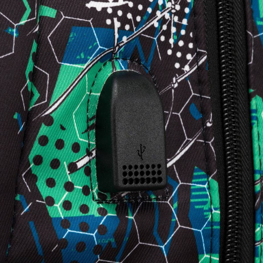 Sportlicher Schulrucksack aus Polyester mit Laptopfach – Peterson – Bild 8