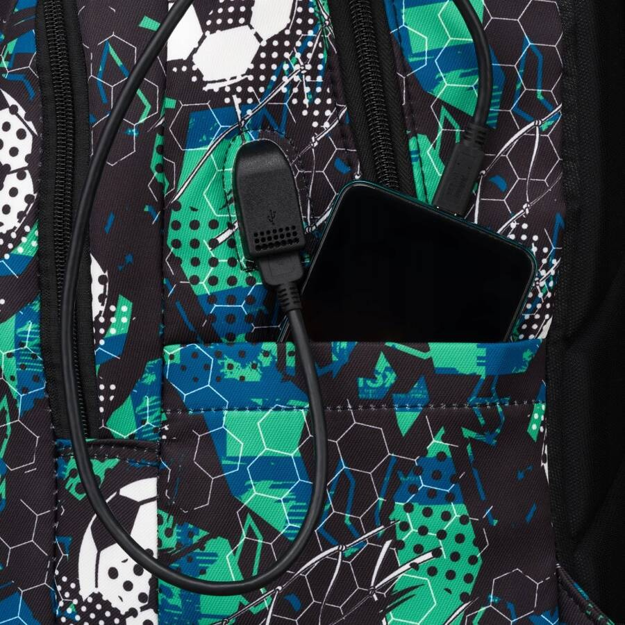 Sportlicher Schulrucksack aus Polyester mit Laptopfach – Peterson – Bild 11