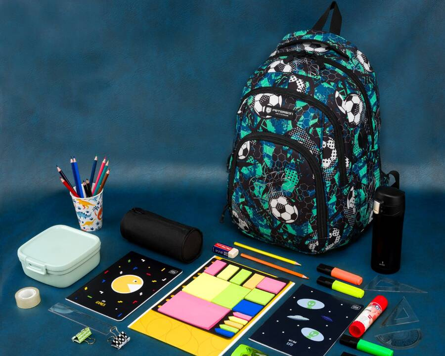 Sportlicher Schulrucksack aus Polyester mit Laptopfach – Peterson – Bild 13