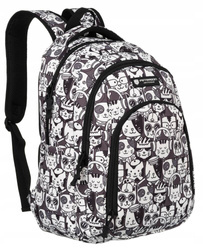 Praktischer Schulrucksack mit USB-Anschluss, passend für A4-Format – Peterson
