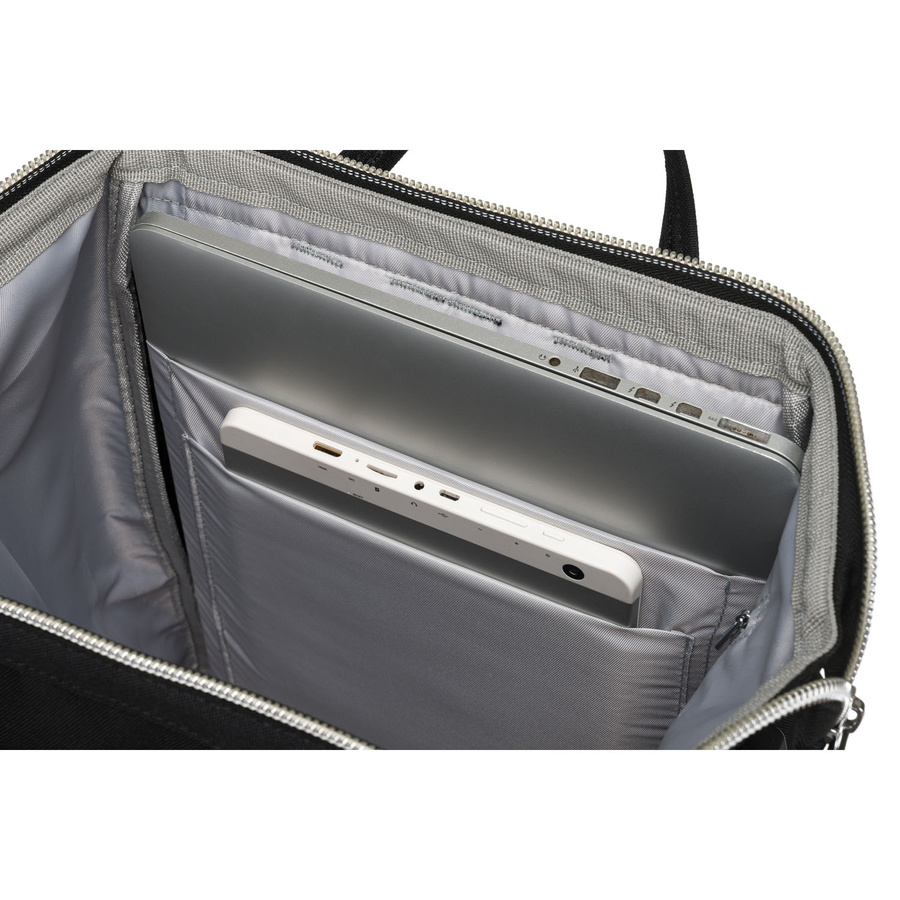 Großer Rucksack aus Polyester in Schwarz mit Laptopfach und USB-Anschluss - Peterson – Bild 8