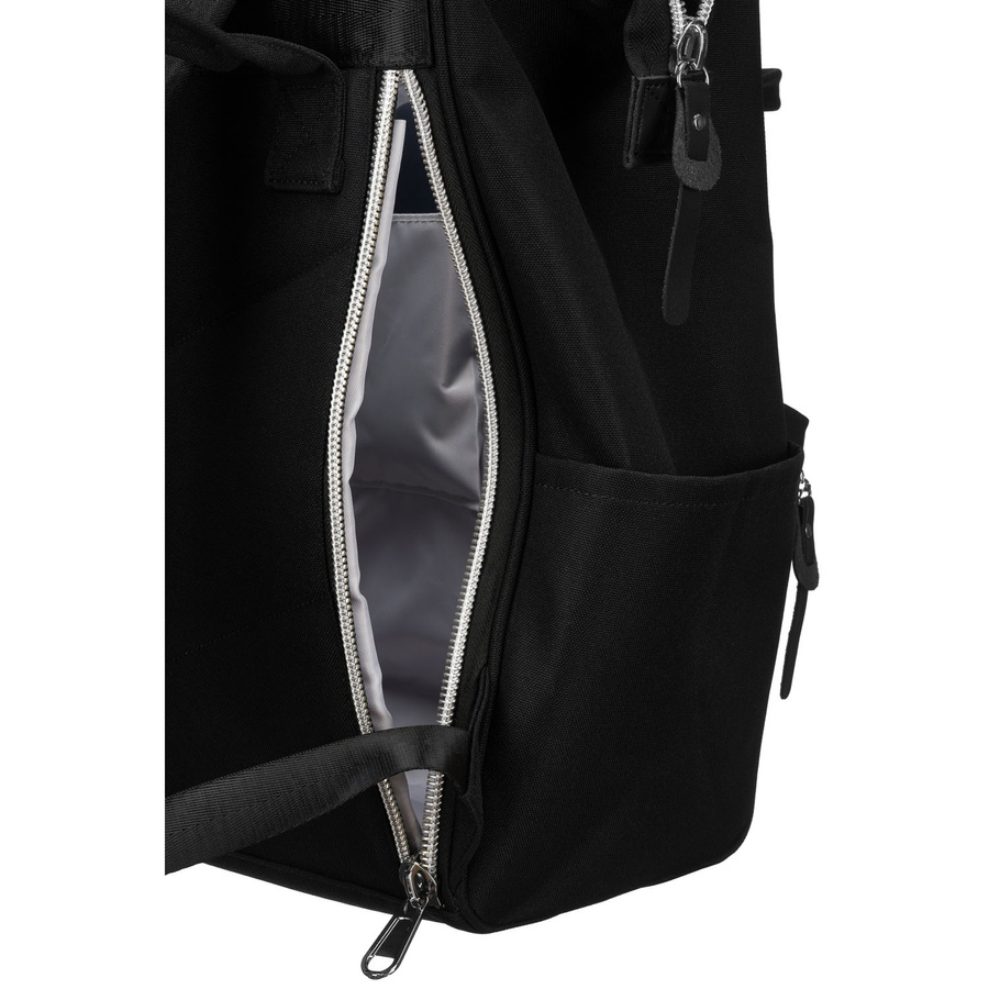 Großer Rucksack aus Polyester in Schwarz mit Laptopfach und USB-Anschluss - Peterson – Bild 12