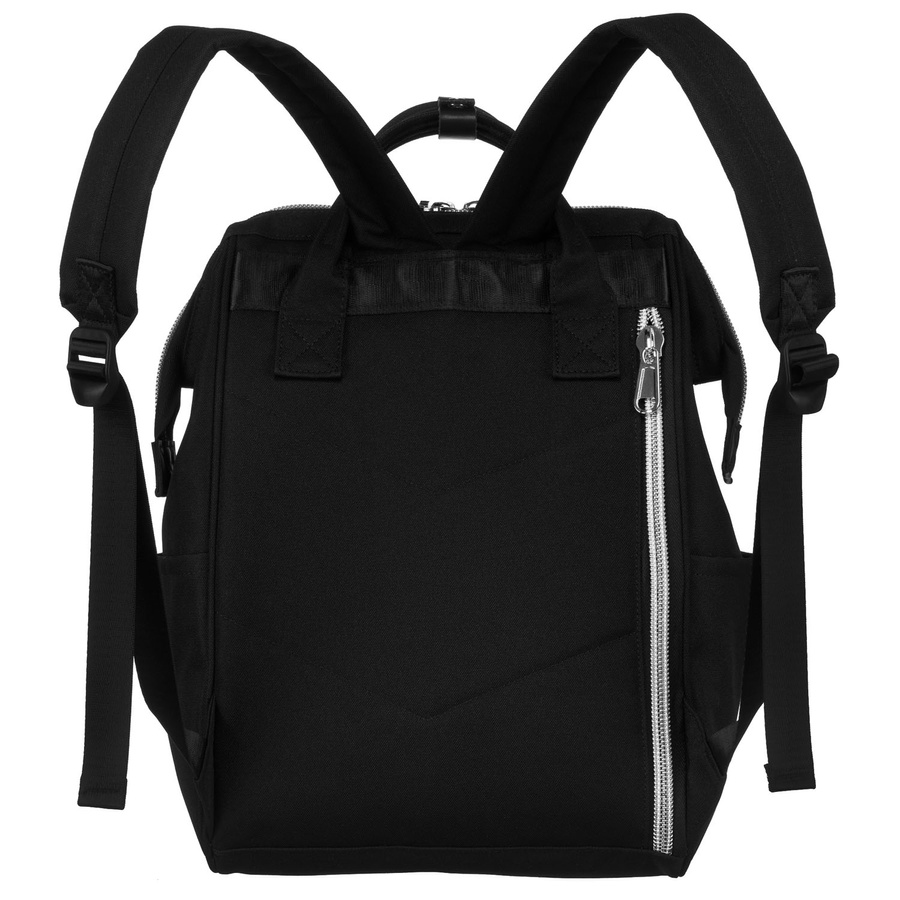 Großer Rucksack aus Polyester in Schwarz mit Laptopfach und USB-Anschluss - Peterson – Bild 5