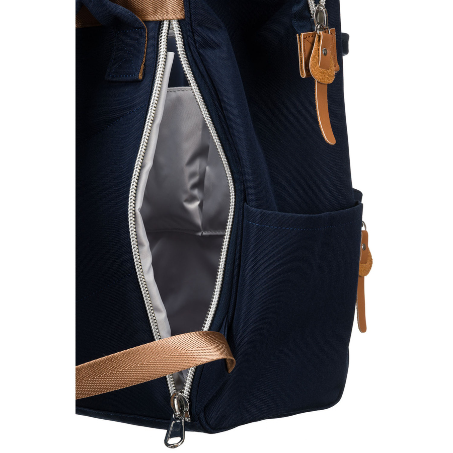 Damenrucksack aus Polyester in Marineblau mit Laptopfach und USB-Anschluss - Peterson – Bild 11