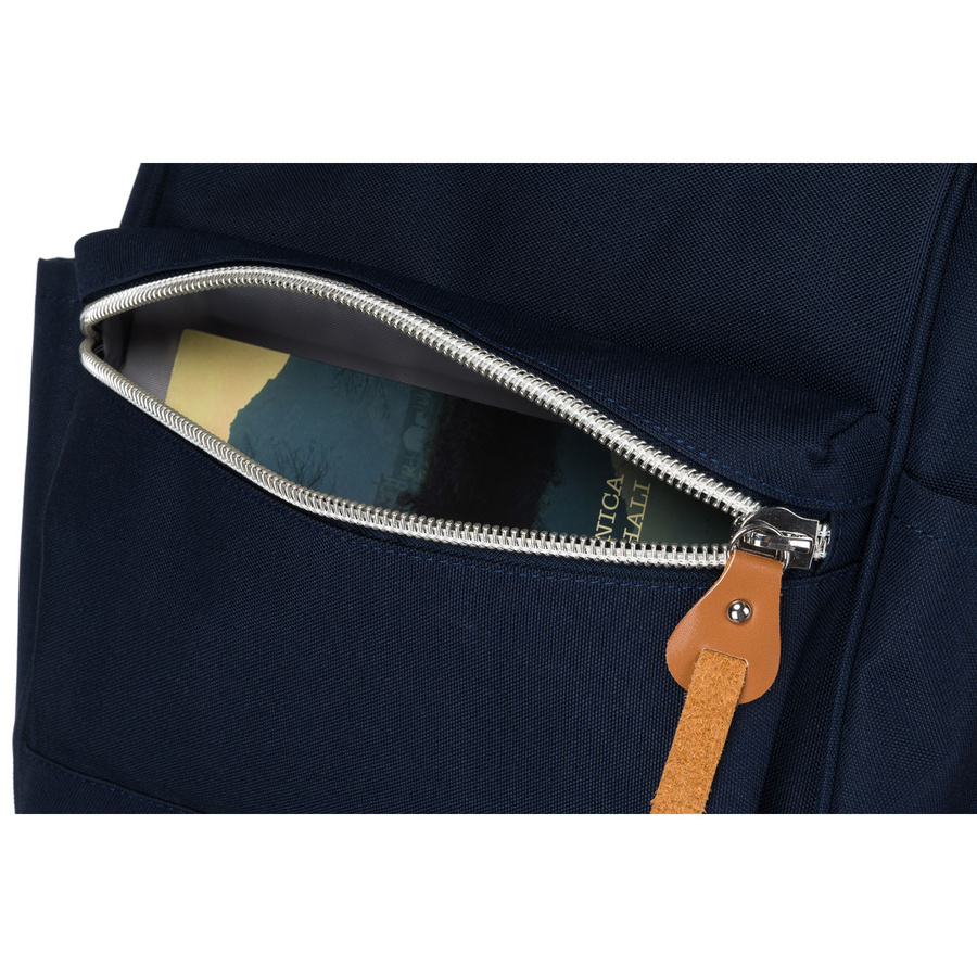 Damenrucksack aus Polyester in Marineblau mit Laptopfach und USB-Anschluss - Peterson – Bild 10