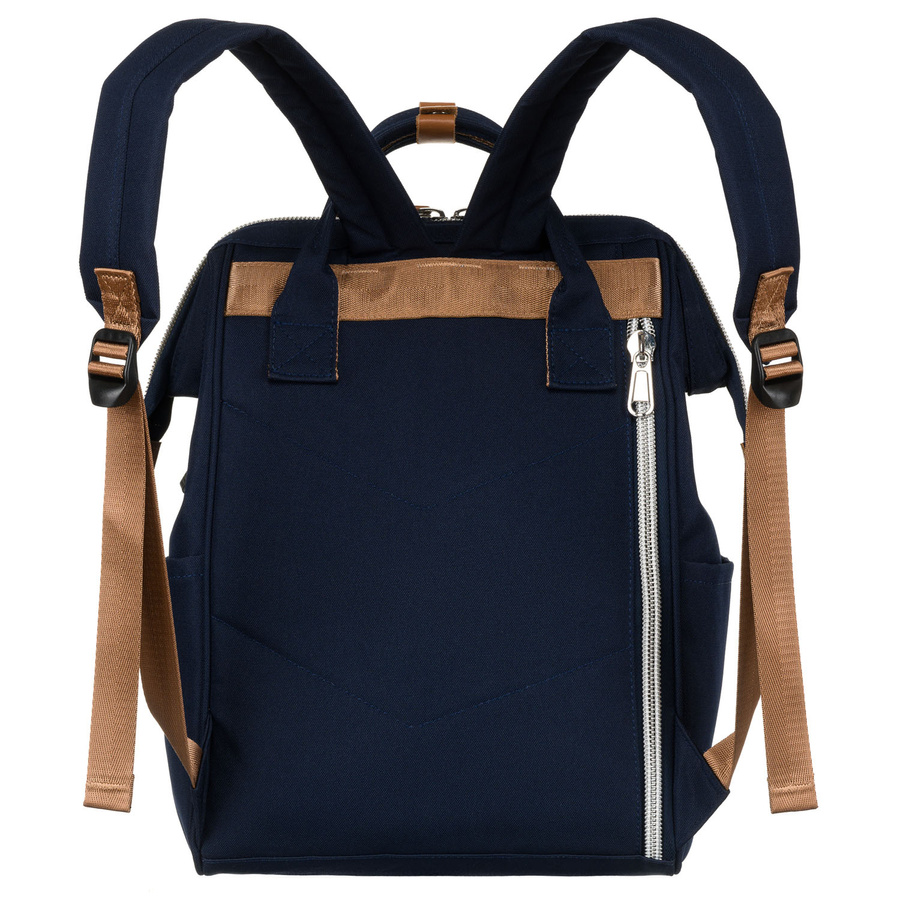 Damenrucksack aus Polyester in Marineblau mit Laptopfach und USB-Anschluss - Peterson – Bild 5