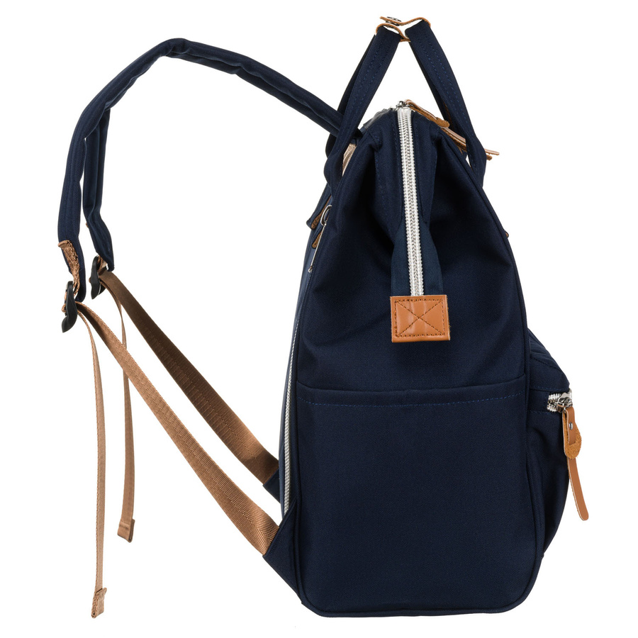 Damenrucksack aus Polyester in Marineblau mit Laptopfach und USB-Anschluss - Peterson – Bild 4