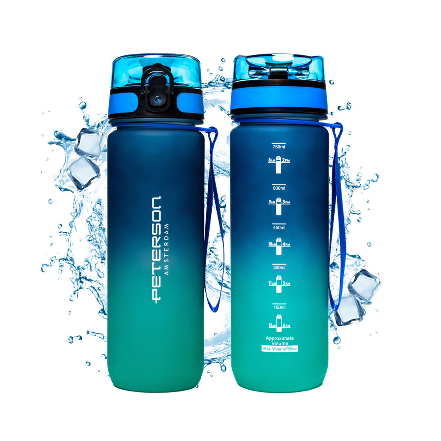 Blauer Wassertrinkflasche - Peterson