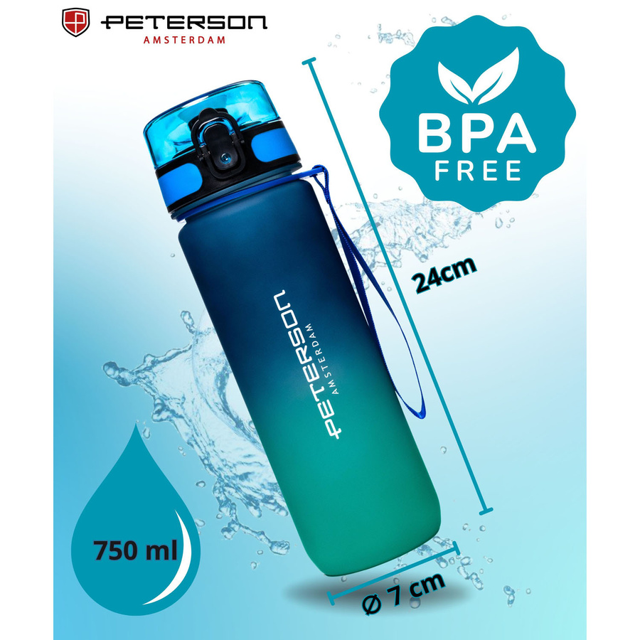 Blauer Wassertrinkflasche - Peterson – Bild 7